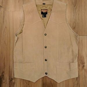 Cripple creek camel colored suede vest